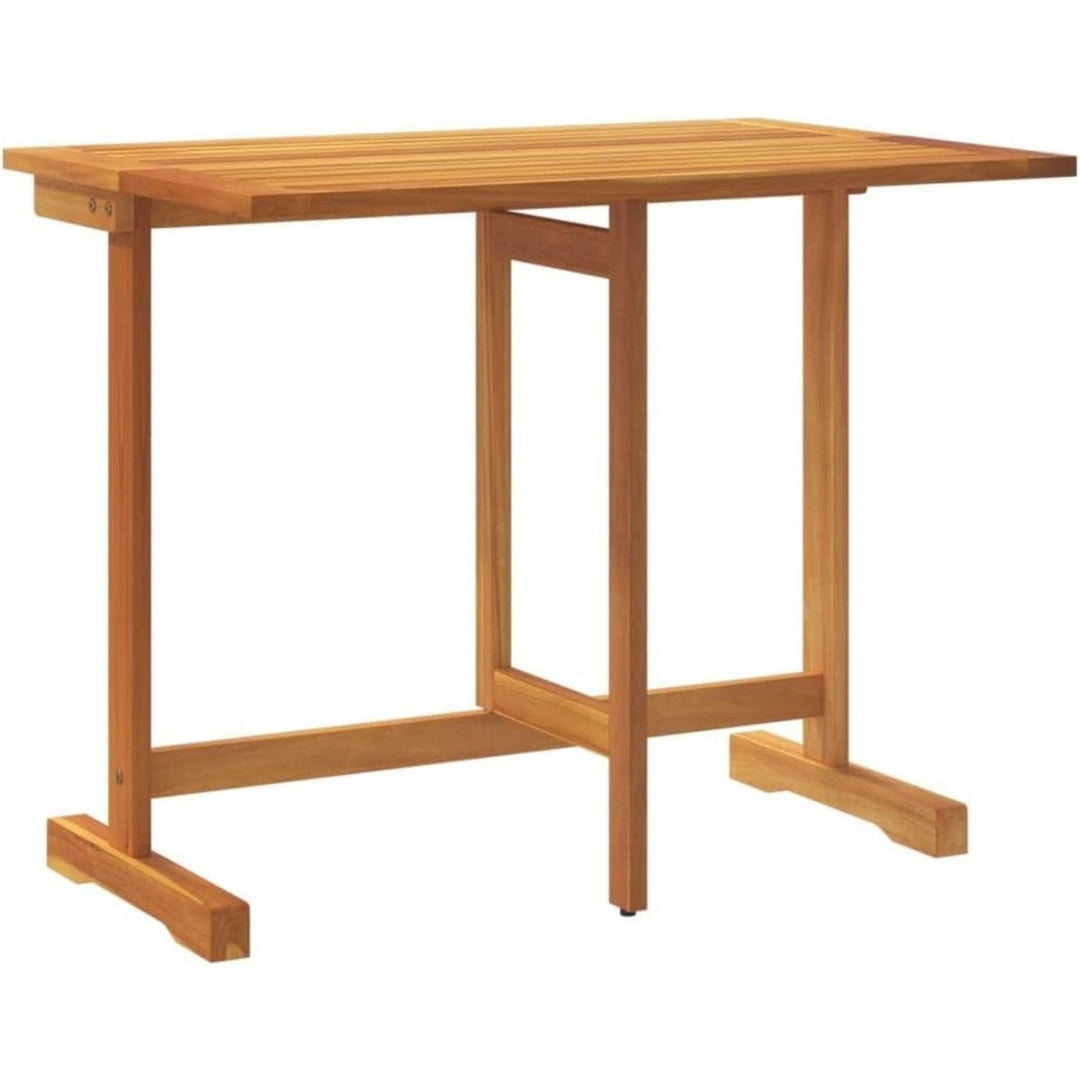 Forma equilibrata tavolini da appoggio in legno pieghevole da esterno