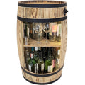Forma equilibrata mobili da bar in legno illuminato