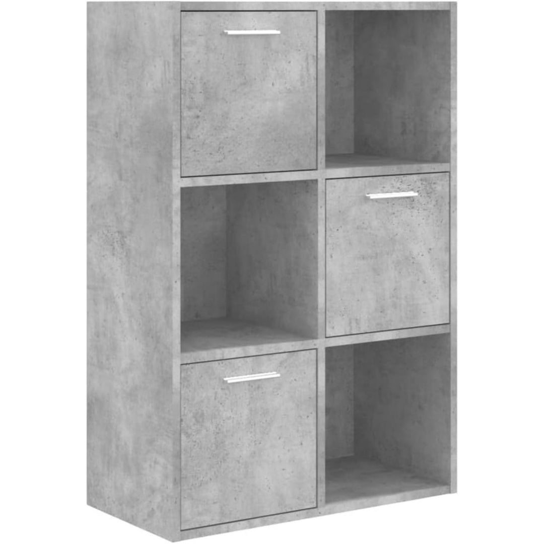 Soluzione funzionale librerie in legno grigio